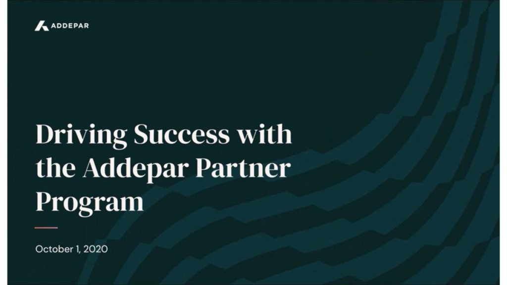 Max Winthrop featured in Driving Success with the Addepar Partner Program