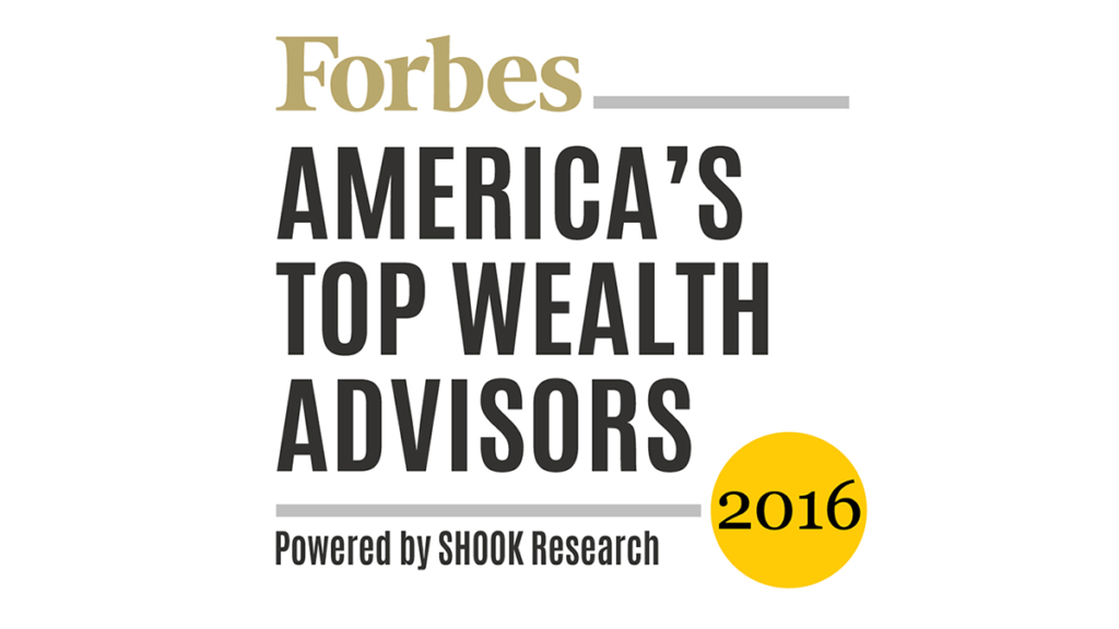 Forbes: America’s Top Wealth Advisors 2016