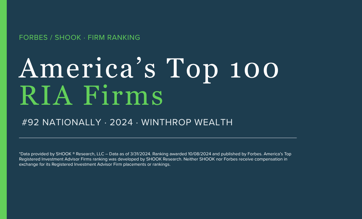 Winthrop Wealth on Forbes’ 2024 Top 100 RIA Firms List