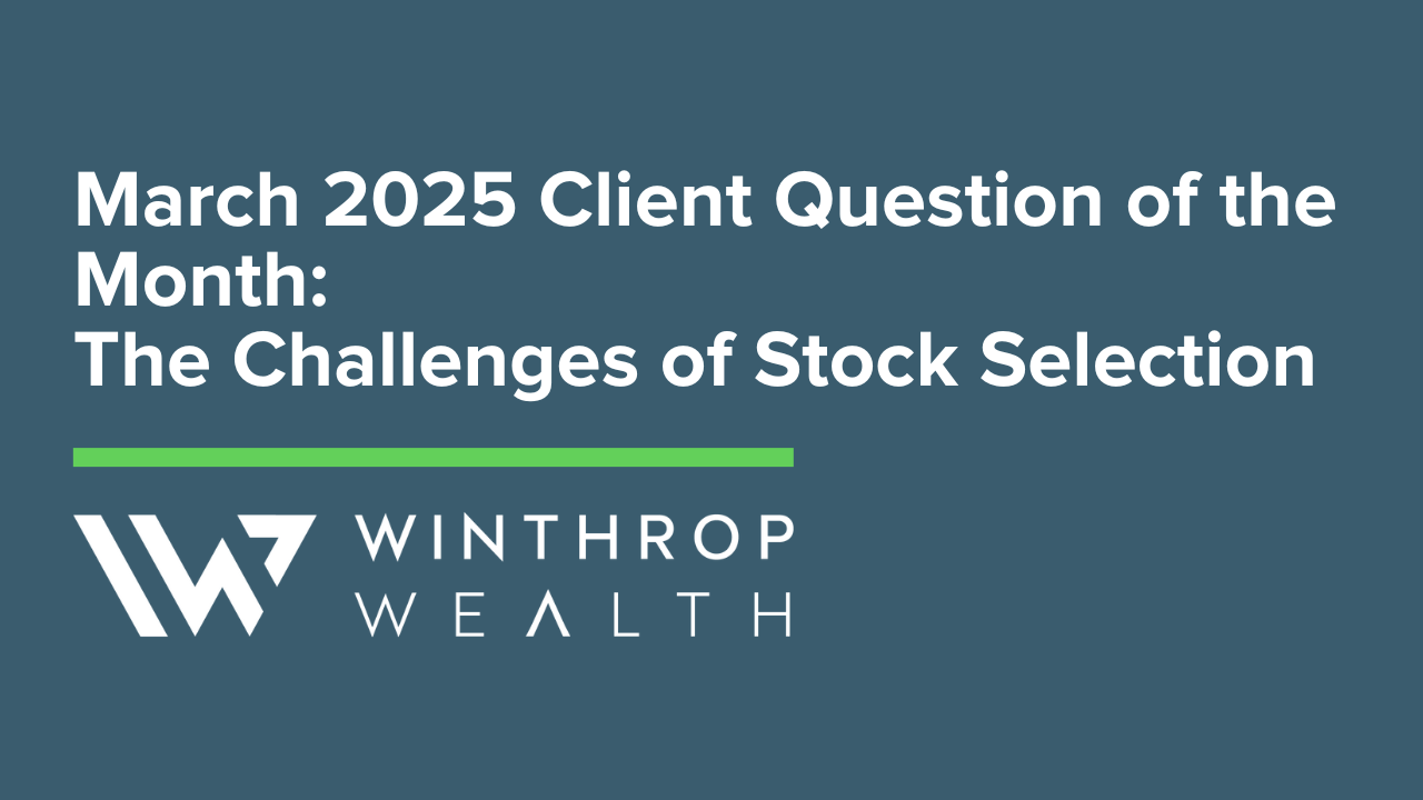 The Challenges of Stock Selection