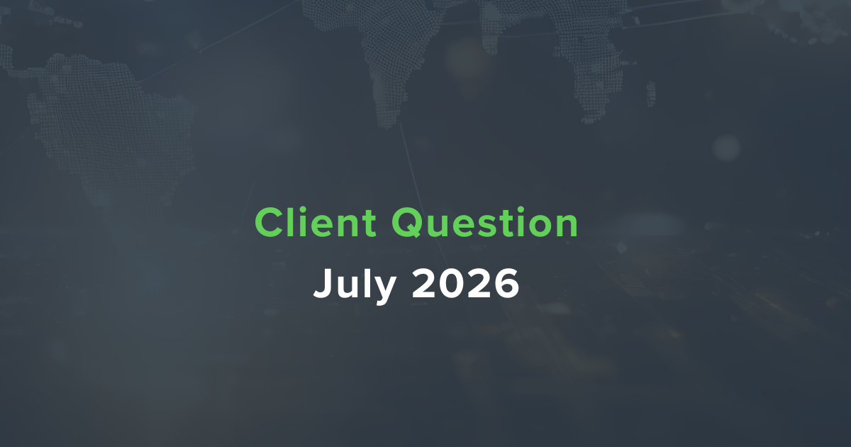 July 2026 Client Question of the Month — Principles For Long-Term Investing | Winthrop Wealth