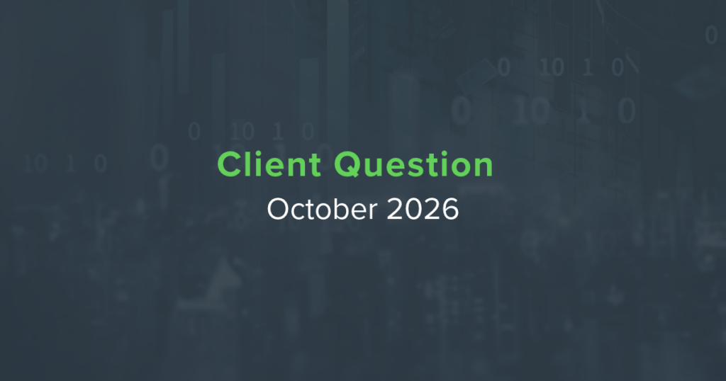 October 2026 Client Question of the Month – Pre-Midterm Elections | Winthrop Wealth